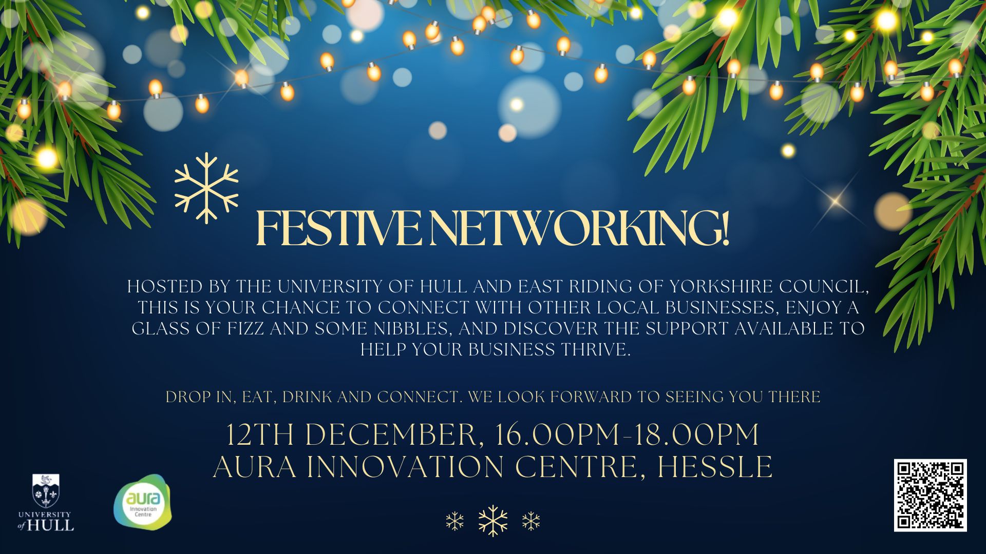 Networking business christmas celebration